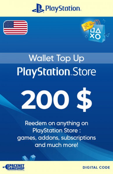 PSN Card $200 USD [US]